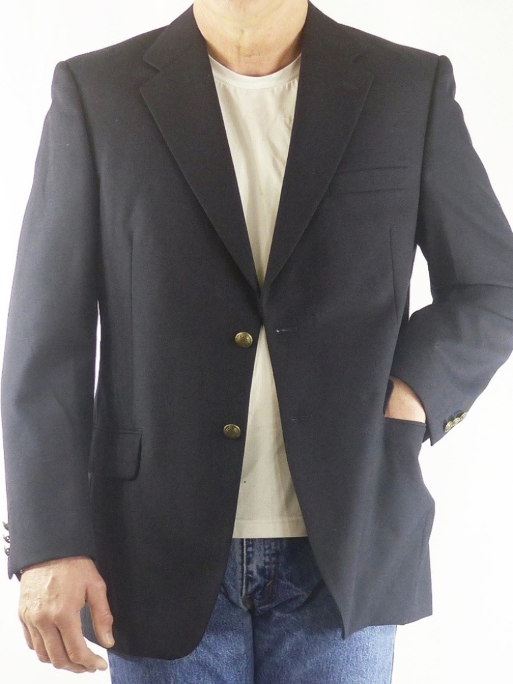 Burt Pulitzer Black Blazer Size 44